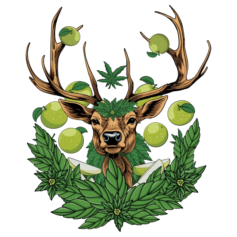 Elk artwork for Sour Green Apple Kronic Kandiez