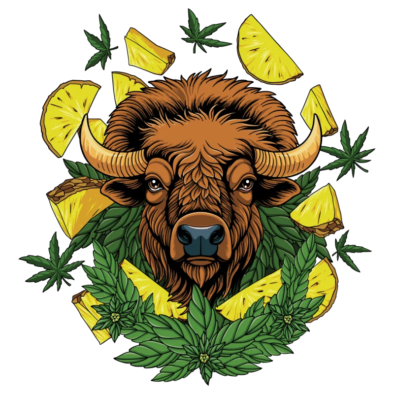 Bison artwork for Sour Pineapple Kronic Kandiez