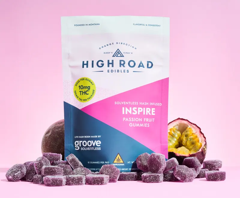 Inspire Passionfruit (Hybrid) Solventless Gummies